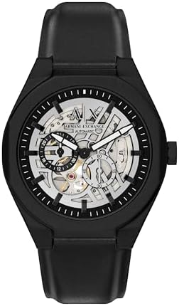Amazon.com: Emporio Armani Men's Chronograph Black Leather Band