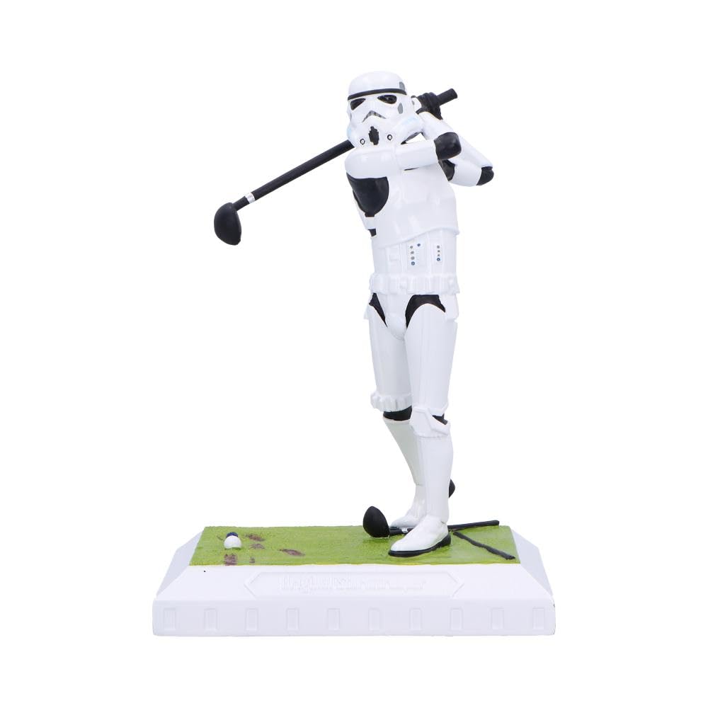 Nemesis Now Star Wars Stormtrooper Hole in None Statue - Officially Licensed Stormtrooper Golf Figurine, Hand Painted, Resin Collectible Pop Culture Décor, 16.5cm