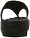 Fitflop Women's Lulu Superglitz Textile Sandal,Black,6 M US