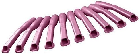 10 St Dental Universal Kids Suction cannulas Akzenta 108 x 16 mm Dentist Saliva Cleaner for children range of colours - Shocking Pink