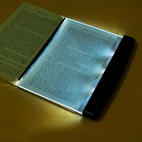 Akabsh Flat Reading Light CreativeLEDBook Light Paperback Book Light Wedge Eyes Protect Panel Book Reading Lamp Vision