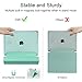 ESR iPad Pro 10.5 Case, Lightweight/Pretty Color/Perfect Fit Smart Trifold Stand Case with Frosted Semi Transparent Plastic Back Cover for iPad Pro 10.5 inch 2017 Released (Mint Green)