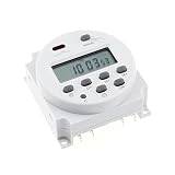 Baomain CN101A DC 12V 16A Amps Digital LCD Power Programmable Timer Time Relay Switch Support 17-times Daily Weekly Program