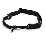 Fafada Adjustable One Single Point Tactical Sling Airsoft Rifle Gun Cord (Black)