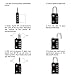 2 Pack TSA Travel Locks + 2 Luggage Tags 4 Digit Steel lock Suitcase Backpacks