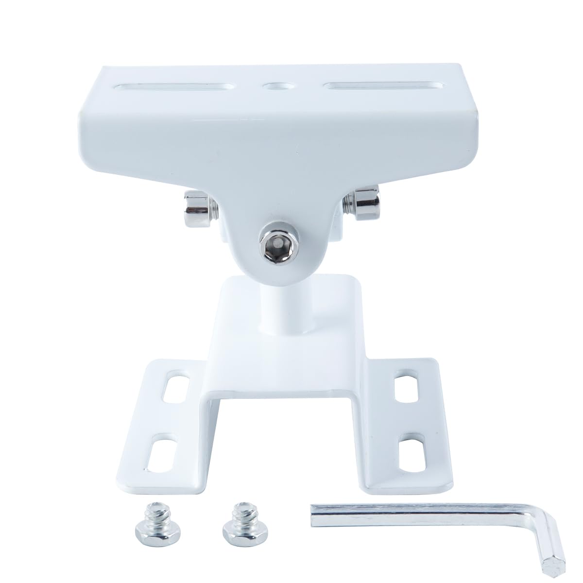 Tiardey Universal Monitoring Hoop Bracket Duckbill Head Adjustable Pole Mount Bracket for Surveillance Camera System Indoor Outdoor