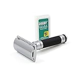 Edwin Jagger Double Edge Safety Razor, Ebony