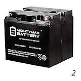 Mighty Max Battery ML22-12 - 12V 22AH Schumacher DSR ProSeries PSJ-2212 Jump Starter Booster Battery - 2 Pack brand product