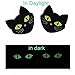 GEOOT Nipple pasties Cover Satin Pasties Disposable Adhesive(12 Pairs) Black
