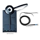 Jabra PRO 920 Mono Wireless Headset with EHS Aastra 14201-10 Cable, Bundle for Astra & other Phones