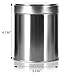 JUVITUS Wide Round Twist Top Tea Tin Canister Containers and Metal Scoop Spoon, For Loose Leaf Tea, Coffee, Sugar Storage, Spices (6)