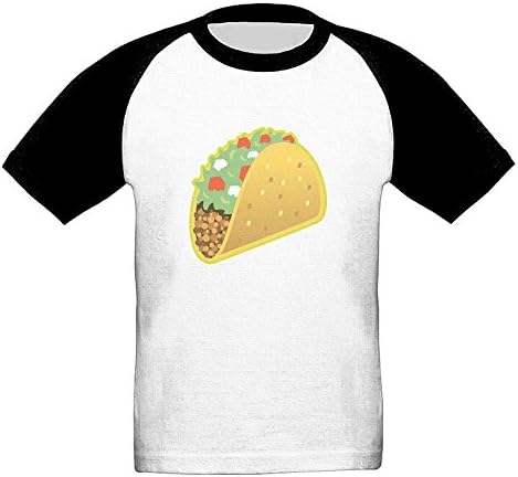 Mexican Tacos Fastfood Unisex-Child T Shirt Baby Toddler Tee Round-Neck Short Sleeve Shirt