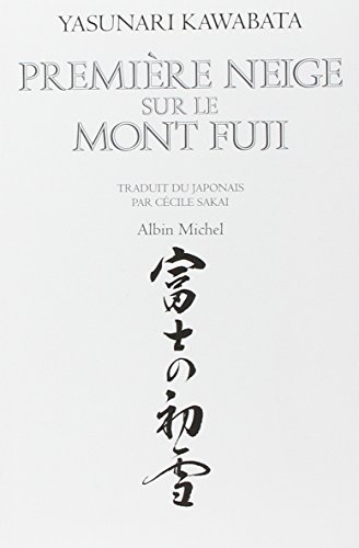 Première neige sur le mont Fuji