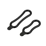 Elastic Lightweight Rubber O Rings for Headlamp Bike Bicycle LED Headlight Black 10Pcs