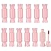 VinBee 12 Pcs Lip Gloss Tubes DIY Empty Candy Shape Lipstick Containers with Brush Reusable Sample Bottles (Pink)