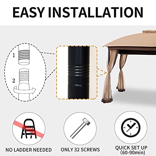 Patio Gazebo Model KdCg1010 at Robert Mosley blog