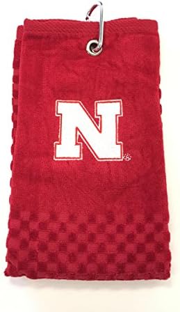 NCAA Nebraska Cornhuskers Tri Fold Towel, Red