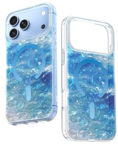 LONLI Hue for iPhone 18 Pro Max and 17 Pro Max Case, Glacier Blue Ocean at Amazon