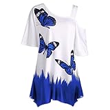 Women's Tops Blouse, Leedford Women Butterfly