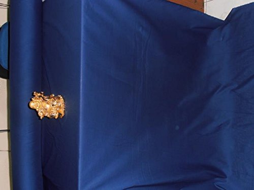 dark royal blue cotton Cambric fabric 56" wide -mill made