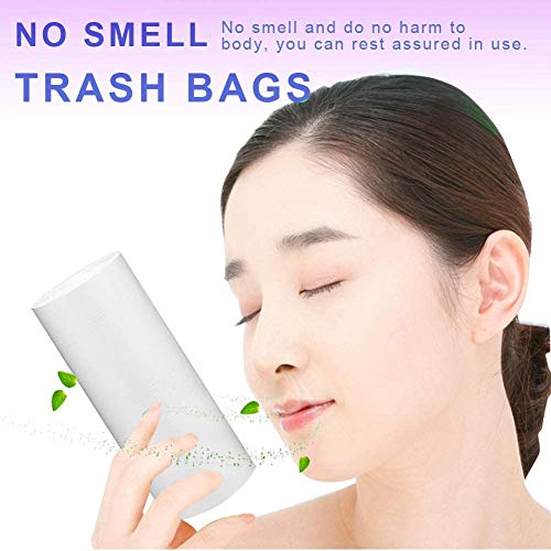Small Trash Bags 10 Liter,OKKEAI 3 Gallon Biodegradable Garbage Bags Rainbow Bathroom Trash Can