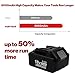 2 Pack 18V 6.0Ah BL1860 Lithium-Ion Replacement for Makita 18V Battery BL1830 BL1850 BL1840 BL1850B-2 BL1845 BL1815 BL1820 BL1860B LXT-400 18-Volt Cordless Power Tools Batteries