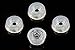 50 Small Clear Round Rubber Feet -.250 H X .671 D - Made in USA - Food Safe Cutting Boards Electronics Crafts #