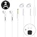 GRTF Earbuds,2 Pack In-Ear Wired Earphones Stereo Headphones with Microphone and Remote Control for iPhone/iPod/ iPad/Android Smartphones