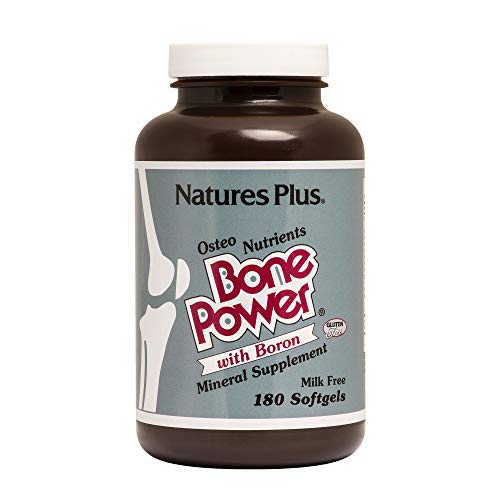 NaturesPlus Bone Power with Boron 1000 mg Calcium, 180 Softgels