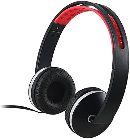 Headphones with Microphone for Computer and iPad, KAYSION Foldable Headphone for Sport, Travel, Work, Portable Headset for Iphone and Android Devices