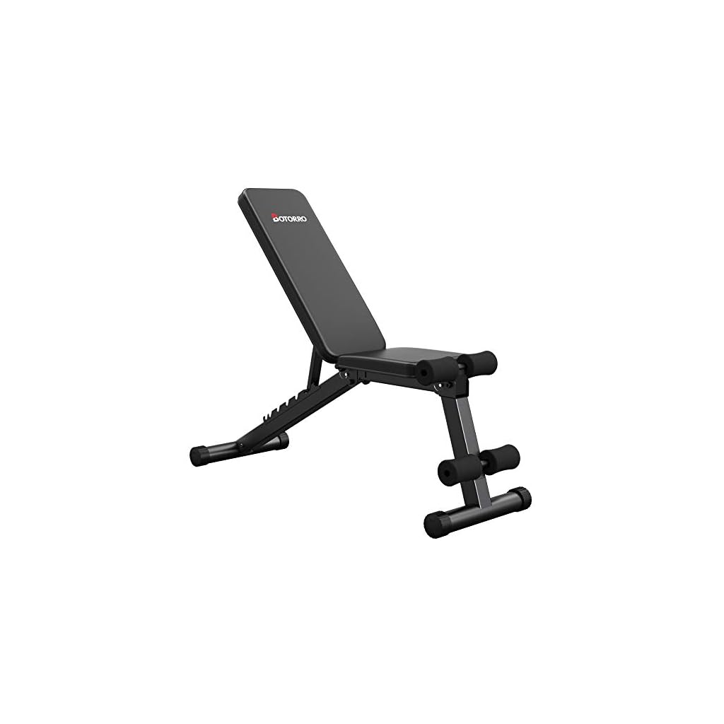 BOTORRO Adjustable Weight Bench Strength Training Foldable