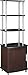 Ameriwood Home Carson Audio Stand, Cherry/Black