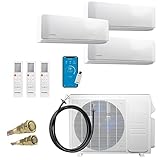 36k BTU 21.5 SEER Multi-Zone MrCool DIY 3 Zone