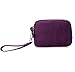 Tiny Chou Dual Layers Zipper Purse Waterproof Nylon Wristlet Bag Clutch Handbag Cell Phone Pouch