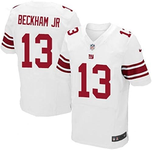 New York #13 Beckham Jr Elite White Mens Jersey Size 44(L)