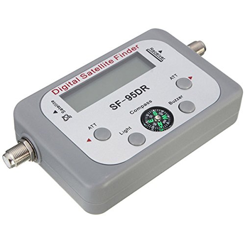 SF-95DR Digital Satellite Signal Meter Finder Dish Network Directv FTA BUZZER with Compass - Thumbnail 5