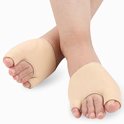 SOFIT Gel Nylon Bunion Corrector, Bunion Relief Sleeves Kits, Toe Separator Sleeve Breathable, Hallux Valgues Forefoot Socks, Gel Bunion Pads Cushion Bunion Protector for Men & Women (1 Pair)