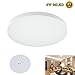 S&G 9.6-Inch LED Ceiling Lights 8w 4000k(Neutral White) 650-750lm Flush Mount Bedroom Ceiling Lights Dining Room Lighting Fixtures