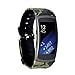 Moretek Classic Replacement Band for Samsung Gear Fit2 & Fit 2 Pro Tracker (Army)