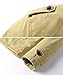 Vcansion Men's Winter Sherpa Lined Fleece Parka Jacket Windproof Coat Stand Collar Military Jacket