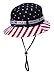 TOP HEADWEAR Cotton Twill USA American Flag Bucket Hat USA All The Way Boonie, L/XL Multicolored