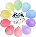 Latex Balloons Assorted Color 12 Inches Rainbow Set Helium Or Air Use, Birthday Balloon Arch Supplies，Balloon Tape Strip，Balloon Glue, Balloon Tying Tool (104 Pcs)
