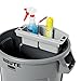 Rubbermaid Commercial BRUTE Maid Caddy compatible with BRUTE 44 GAL Containers, Gray, for Cleaning Tool Storage for Wipes/Spray Bottles/Brushes/Dustpans/Scrubbers/Gloves
