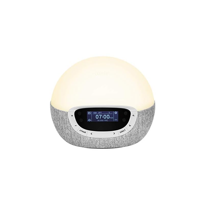 Lumie Bodyclock Shine 300 Wakeup Light Alarm Clock with Radio, 15