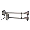 Marine-Electric-Double-Trumpet-Horn-100-Stainless-Steel-for-Boats-Five-Oceans-BC-2151