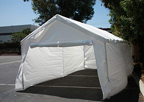 9TRADING Add On Canopy Garage Side Wall Kit 4 10'x20' Tent Parking Carport Party Shelter