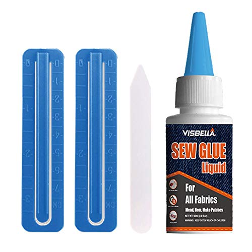 S WIDEN ELECTRIC Sew Glue Liquid Fabric Quick Bonding Glue Liquid Reinforcing Adhesive Speedy Fix Pen Repair Gel for Clothes Denim Leather Fabric