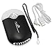 ESUMIC Portable Mini Air Conditioner Travel Handheld USB Rechargeable Cooling Fan for Summer (Black)