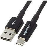 AmazonBasics USB Type-C to USB-A 2.0 Male Cable - 9 Feet  (2.7 Meters) - Black