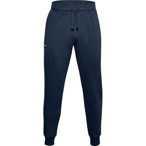 Under Armour mens Rival Fleece Joggers Academy Blue (408)/Onyx